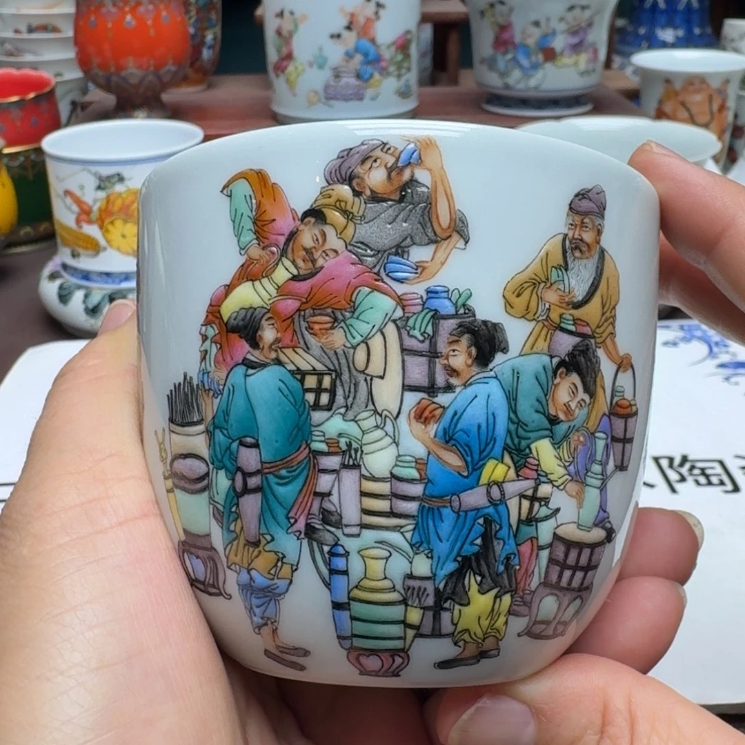 景德镇手工手绘展示