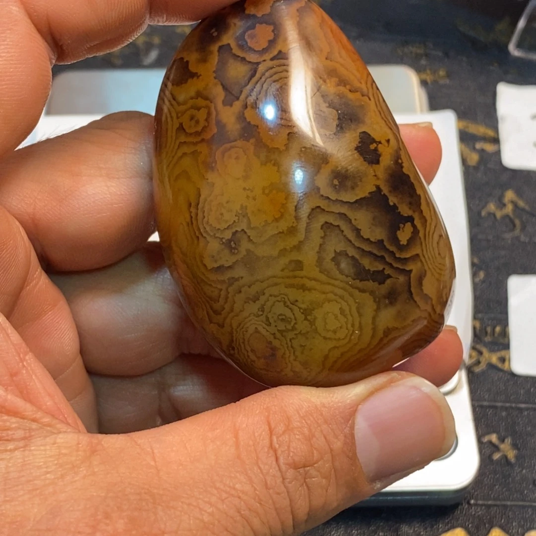 玛瑙/玉髓珠宝奇石未镶嵌蓝**哥