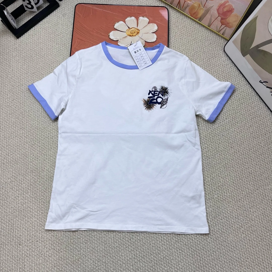 99新 KENZO/肯佐 Kenzo 白色 短袖 98新 M码 A5842