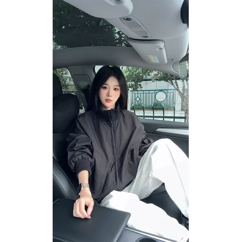 cleanfit短款夹克外套男款春秋立领潮牌上衣美式高街三防工装夹克