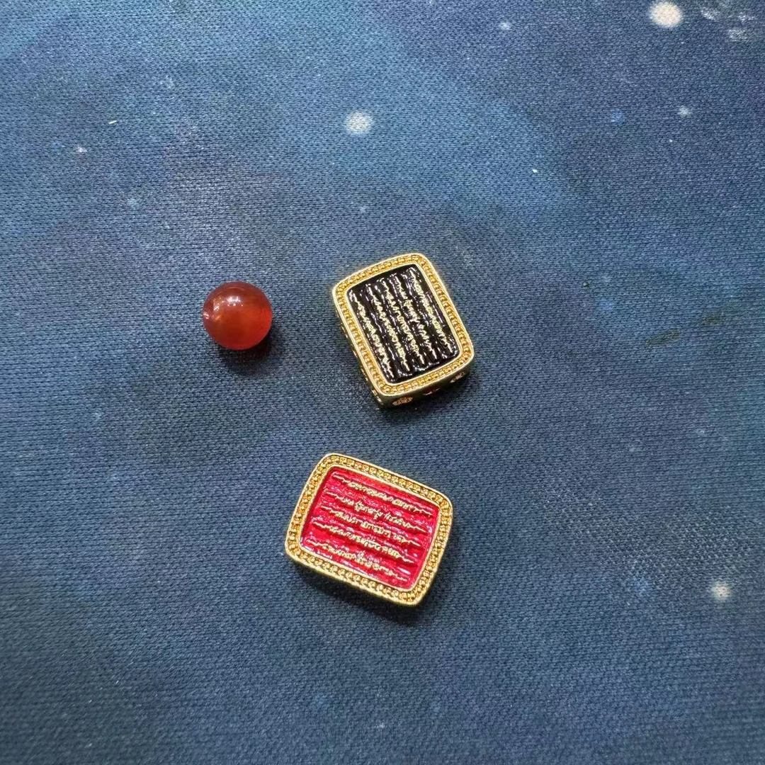 【SG】足金五条经文无事牌玛瑙配件 多样发一个