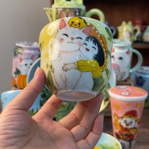 炉景德镇釉下手绘陶瓷