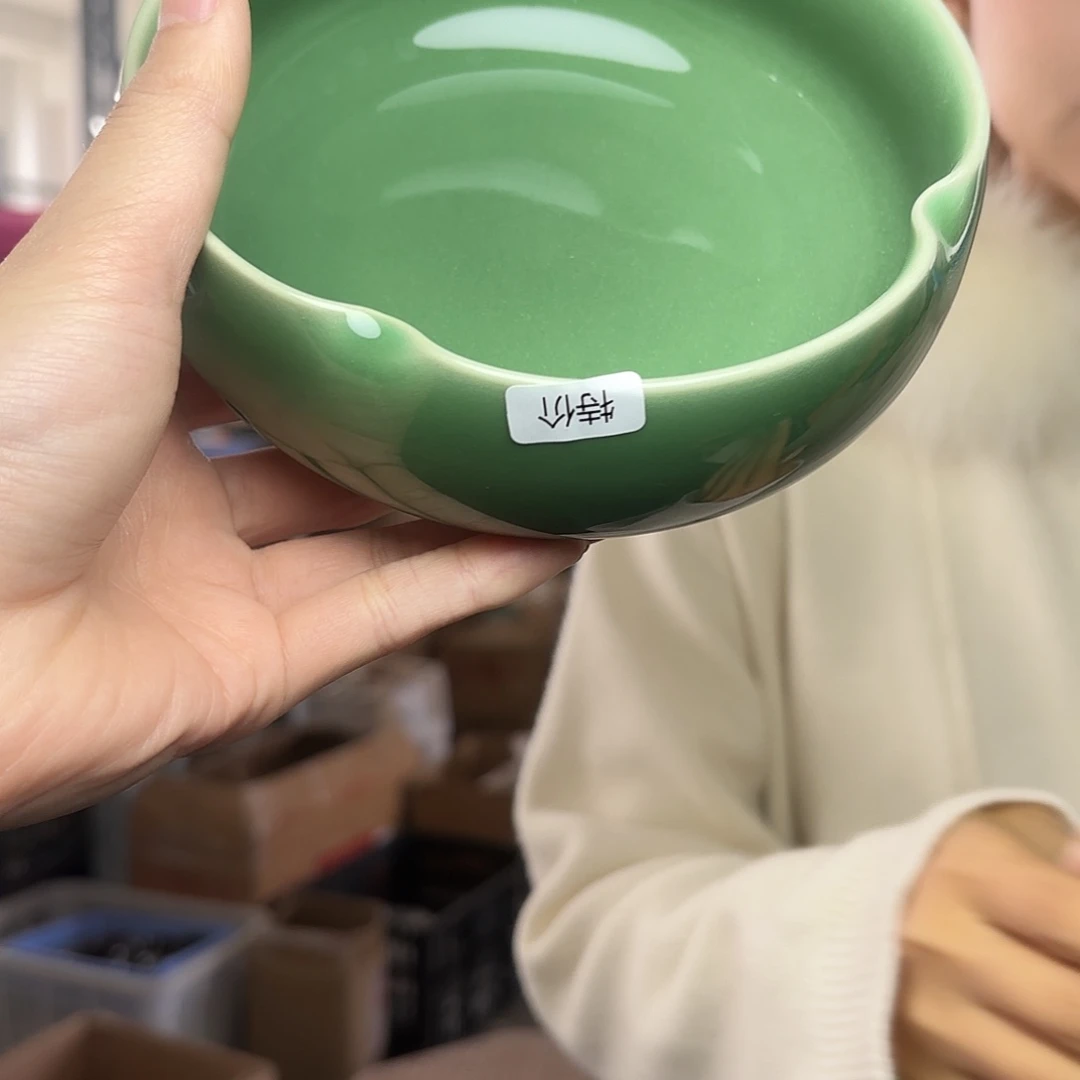 龙泉云间青瓷小米茶器