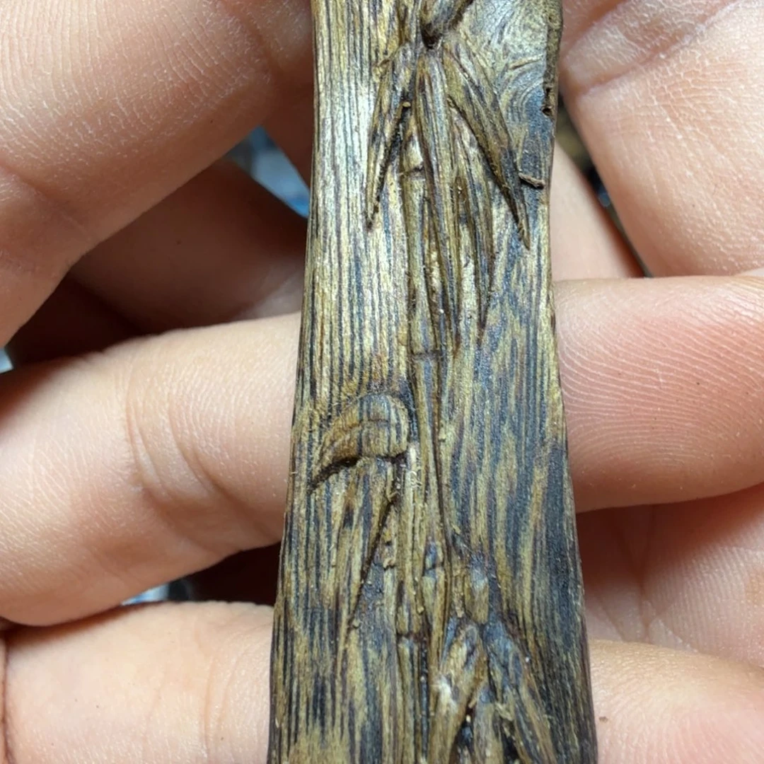 雕刻竹子牌子4.8克