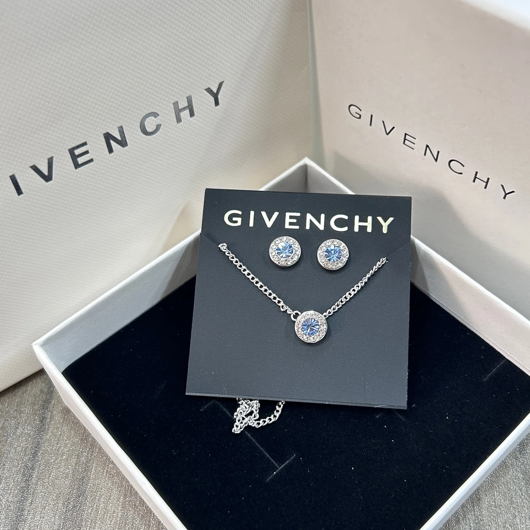 全新未使用 Givenchy/纪梵希 黑标系列星辰 闪耀圆钻水晶 全套