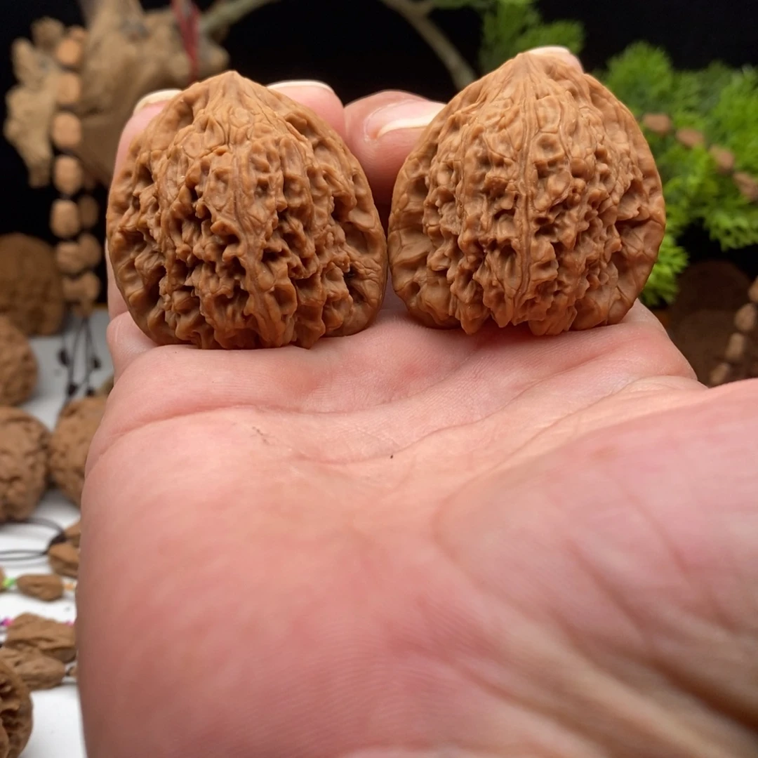 文玩核桃把件妖刀南将石42全品