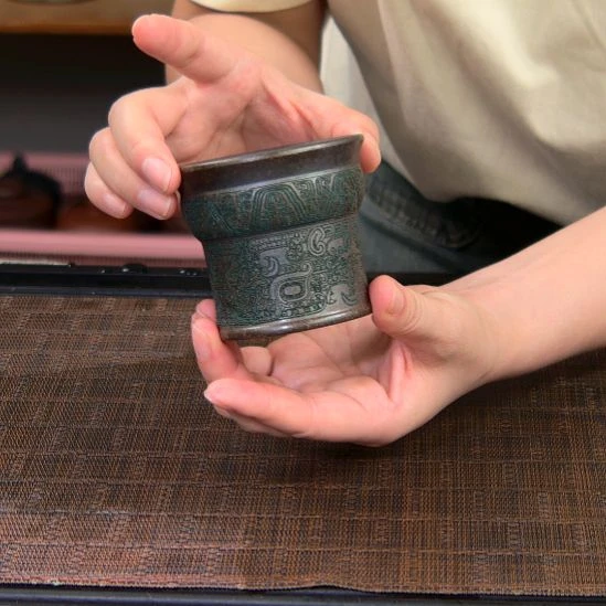 茶杯紫砂高货放漏