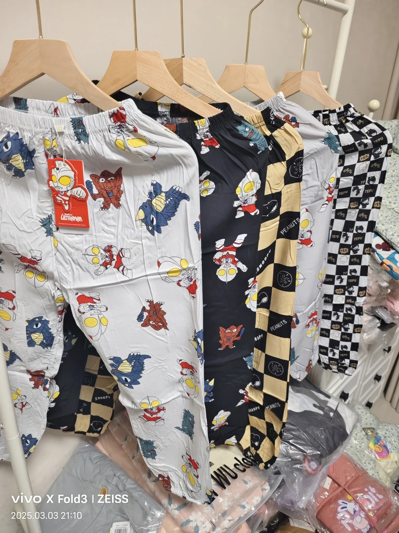 奥*曼，贴*熊，史*比，夏季防蚊裤