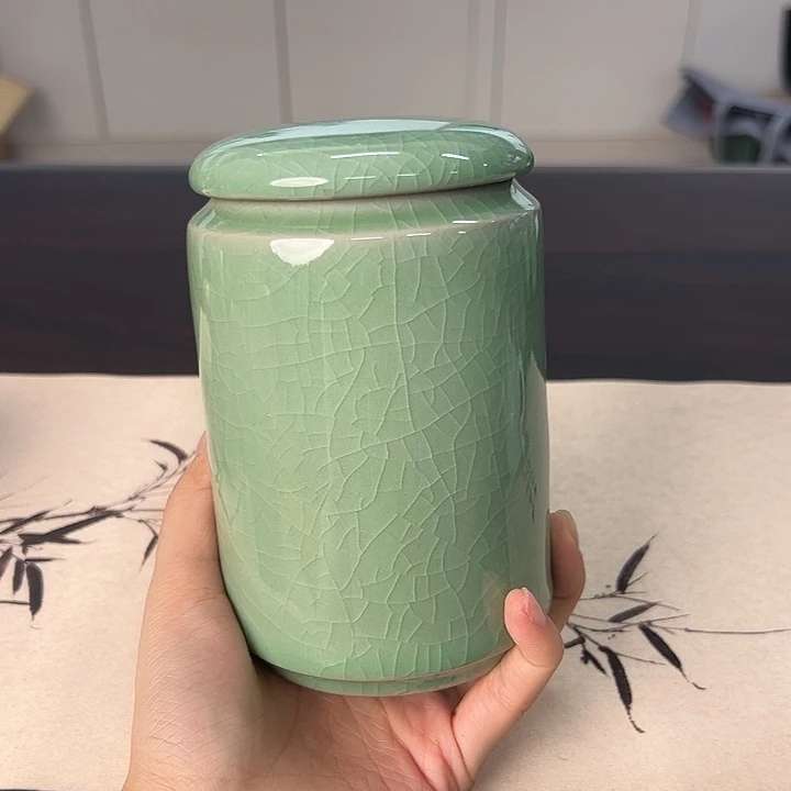 龙泉云间青瓷小米茶器