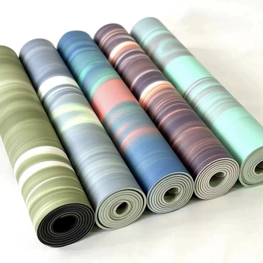 迷彩撞色磨砂橡胶瑜伽垫土豪垫