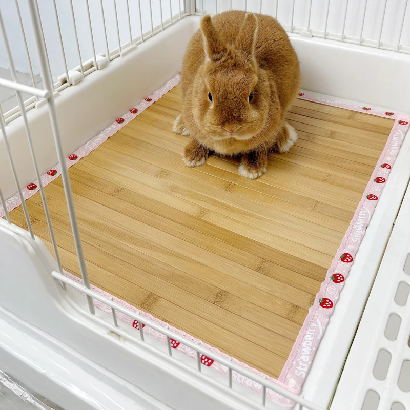 宠物兔竹凉席定制达洋81/81pro兔笼竹席夏天降温散热板荷兰猪竹席