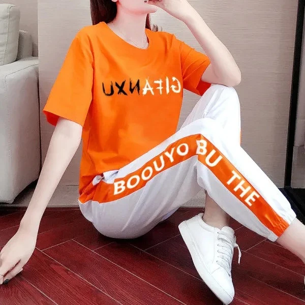 丽萍广场舞服装新款套装夏季短袖裙子鬼步舞蹈跳舞衣服运动装女