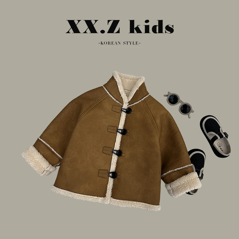 冬装儿童时尚洋气休闲宽松保暖外套HCK3248-QQQQ