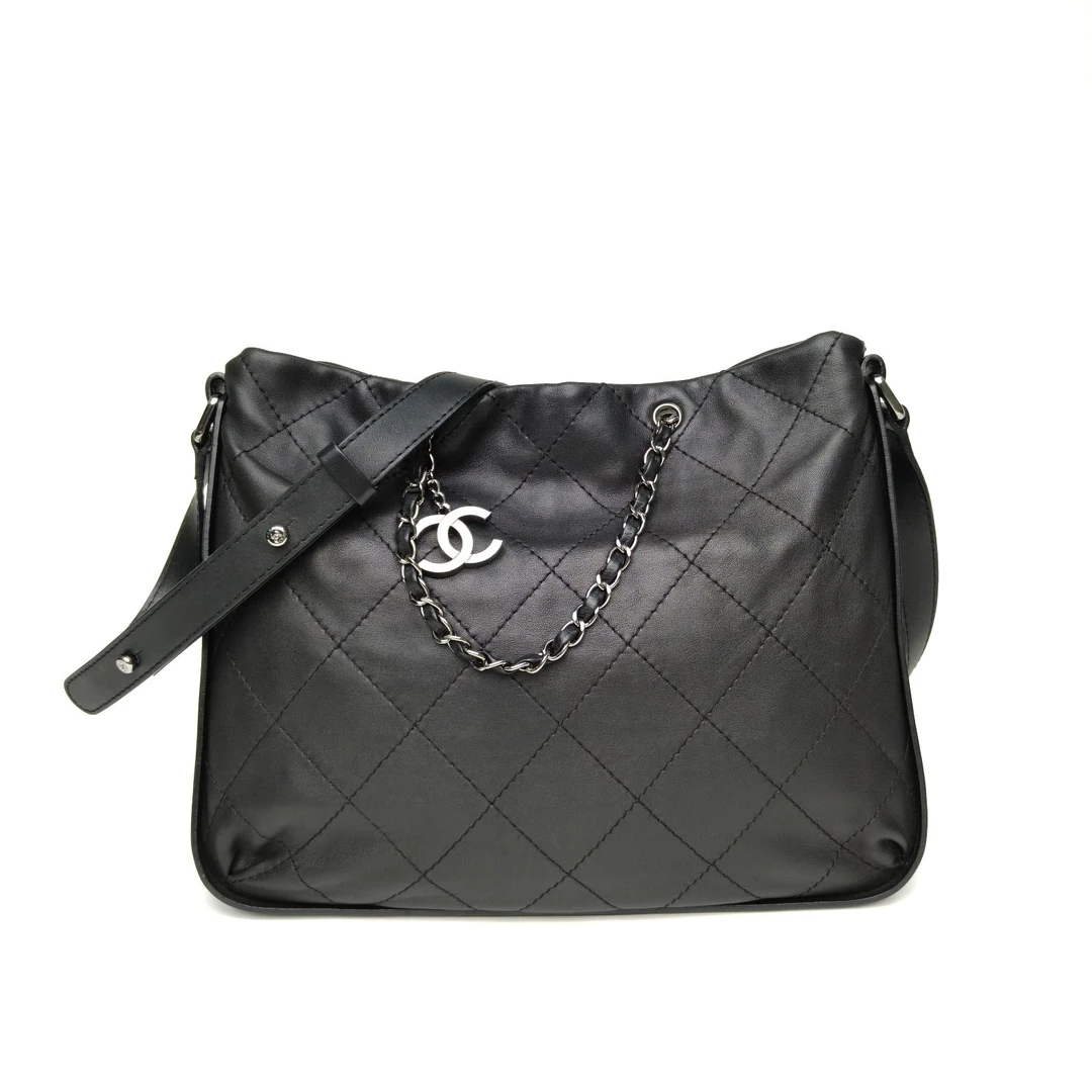 95新 Chanel/香奈儿 【念念】 coco机场系列 斜跨手提包 邮差包