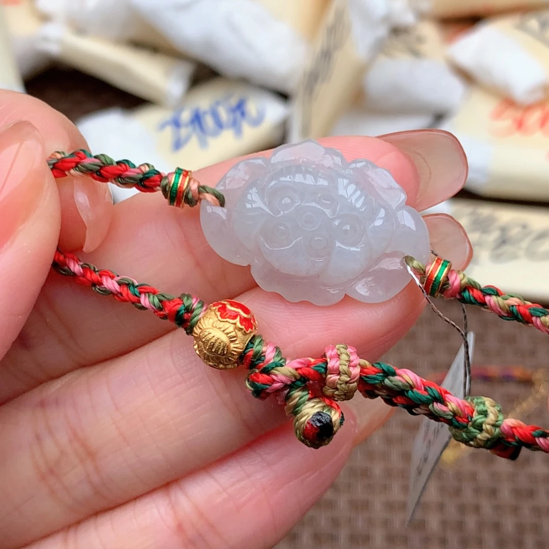 银S925镶嵌挂件翡翠