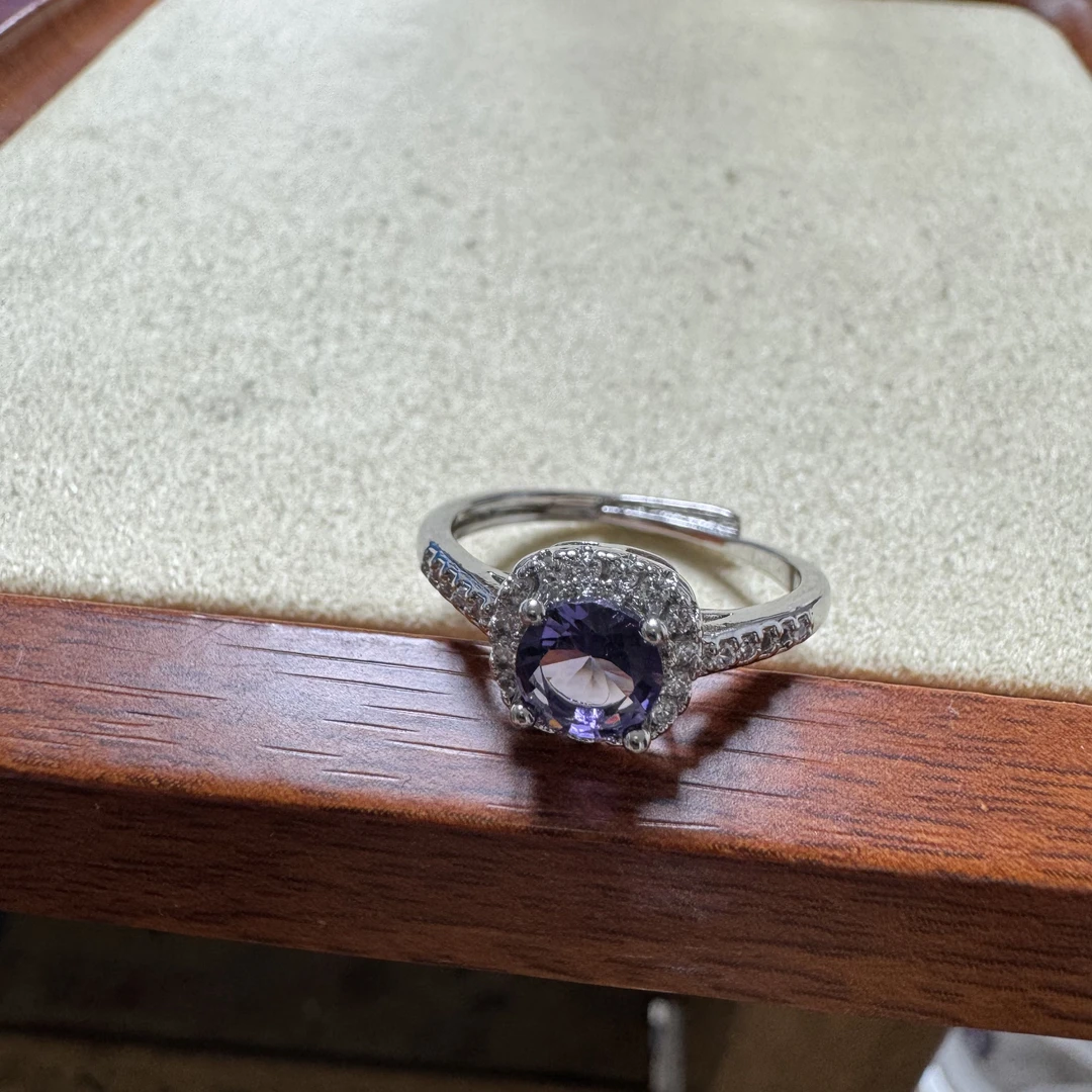 S600百搭款戒指紫色大气优雅款
