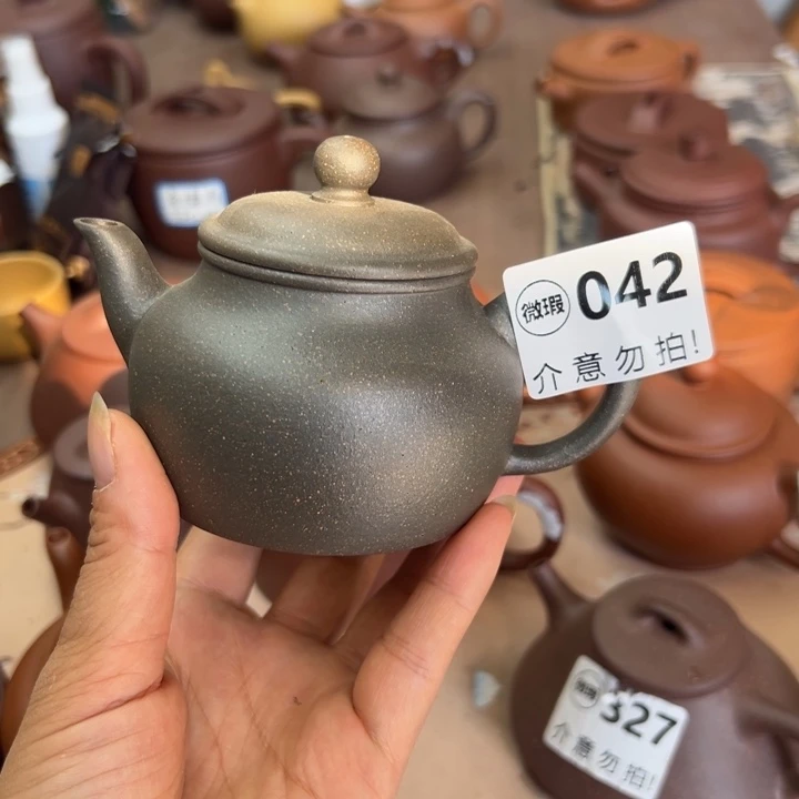 茶壶紫砂紫泥瑕疵180