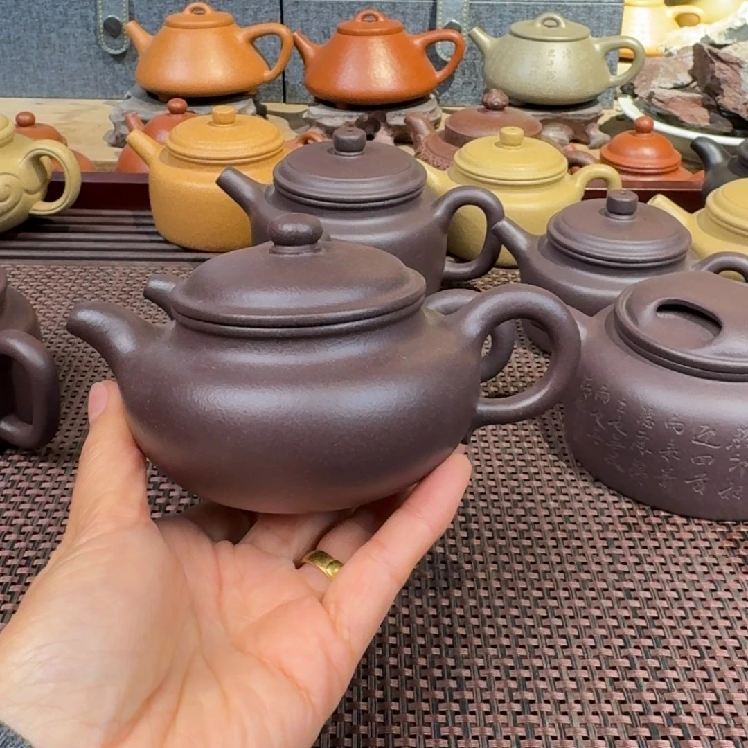 紫泥茶壶天青200毫升左右