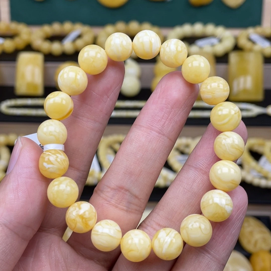 琥珀裸石未镶嵌琥珀蜜蜡