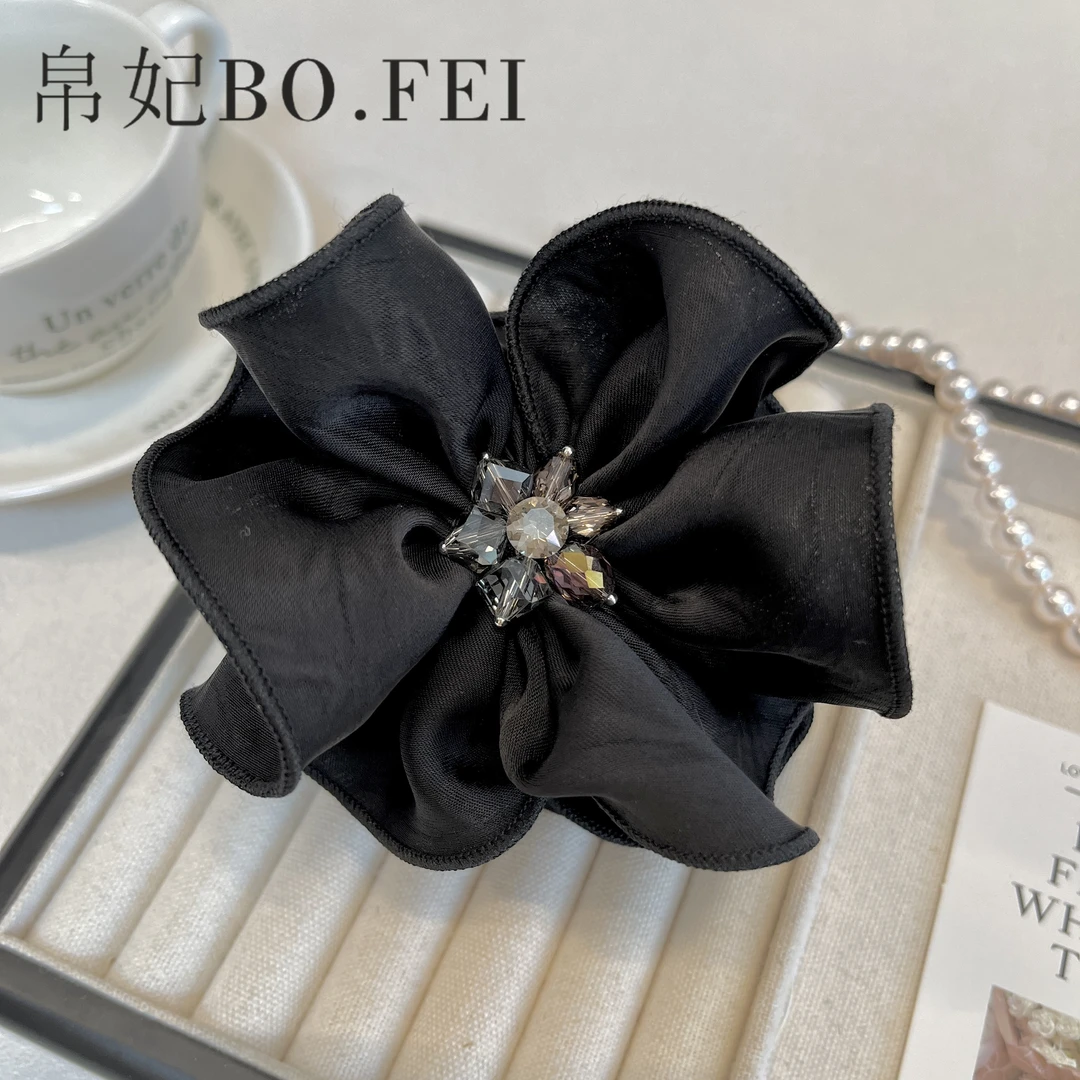 帛妃极简风设计师款百搭显发量高品质丸子夹发夹头饰饰品款