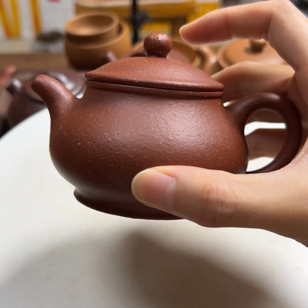 茶壶紫砂红将破潘壶150