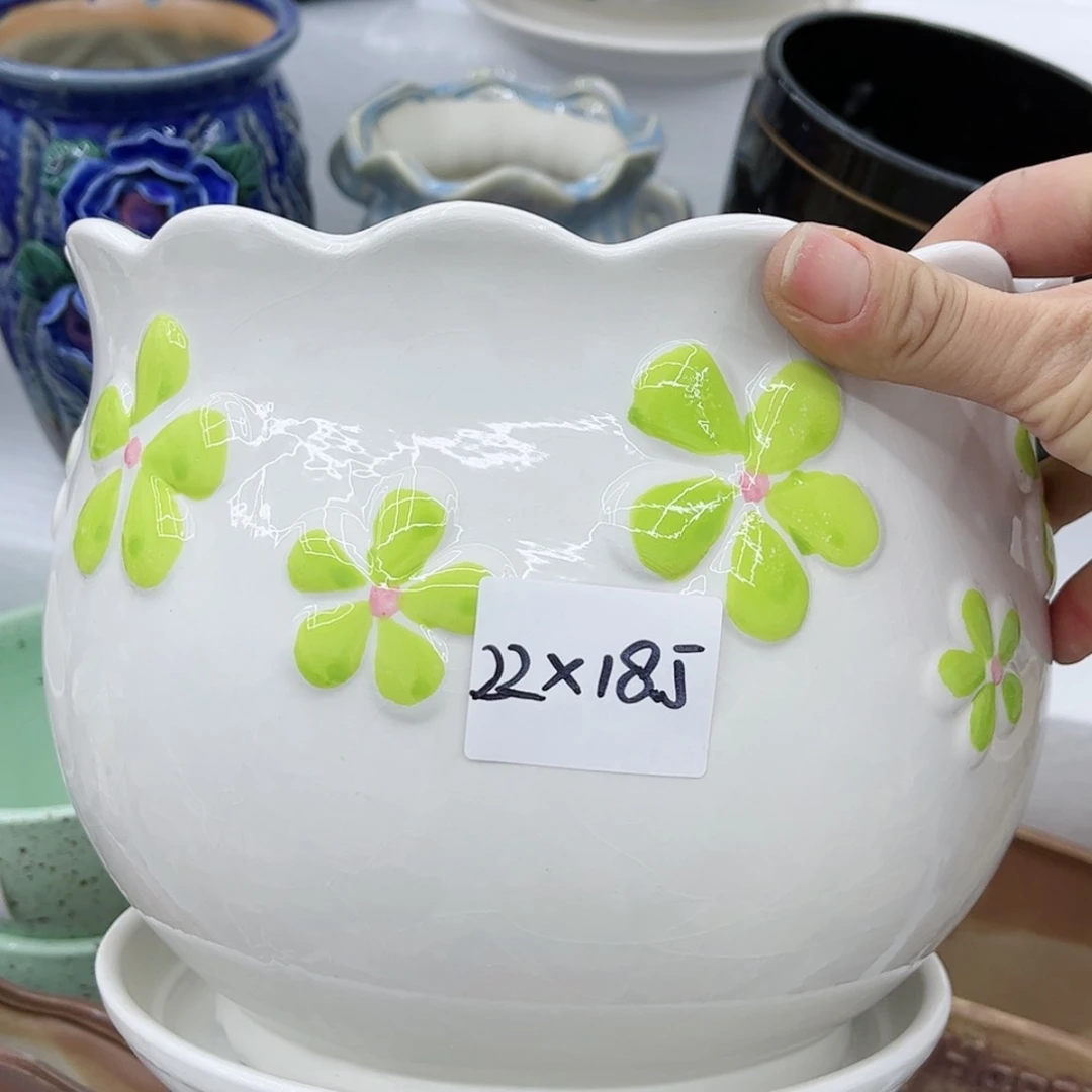 【闪购商品】陶瓷多肉绿植陶瓷花盆