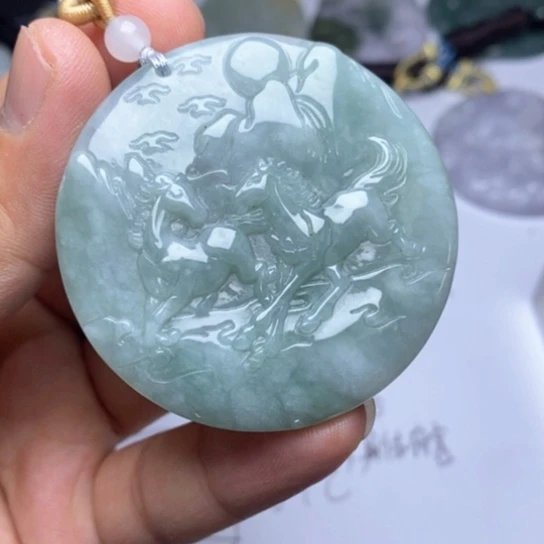 颈饰未镶嵌翡翠翡翠