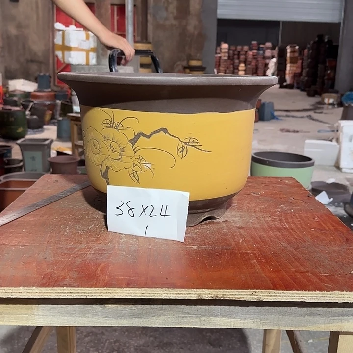 紫砂花盆紫砂花盆