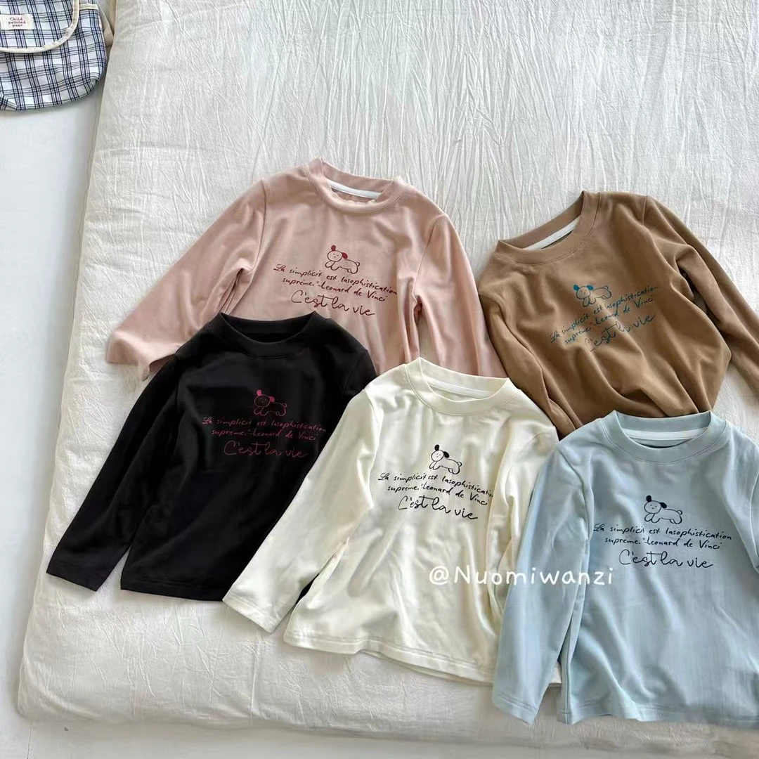 丸子十【泡芙夹心】软乎乎的万能百搭款打底衫（秋款）WZJ-25590