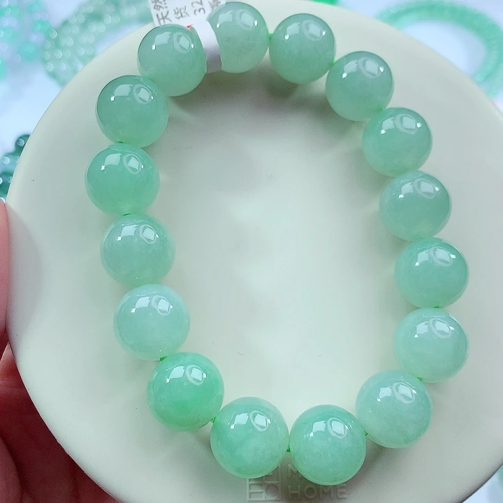 翡翠未镶嵌手链卡13.3
