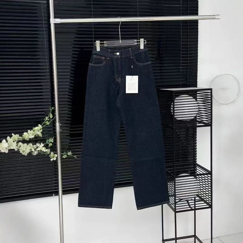 【YY】【LJ】香家新款后袋细节直筒牛仔裤