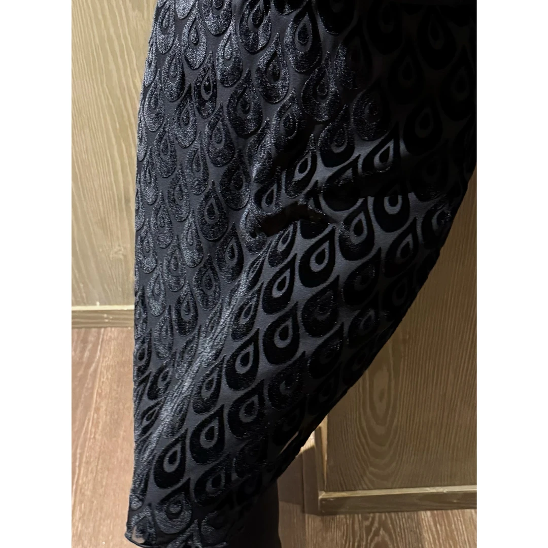 AME  孔羽秩序裙   暗美学细腻窄美人鱼尾高弹半裙ZD12BZYL947