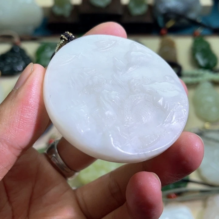 颈饰未镶嵌和田玉用****3