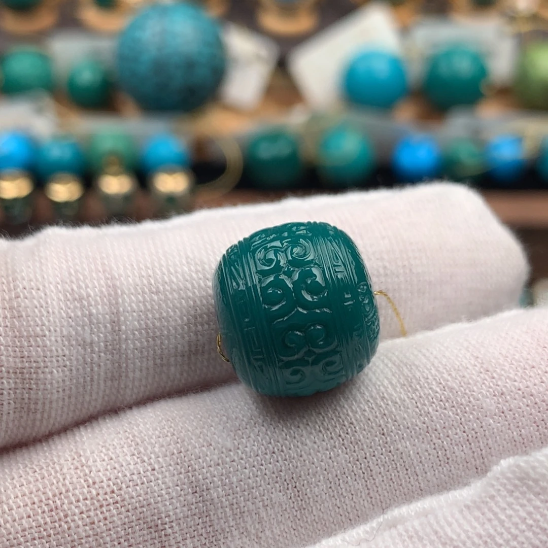 绿松石未镶嵌发饰14.6*13.4mm