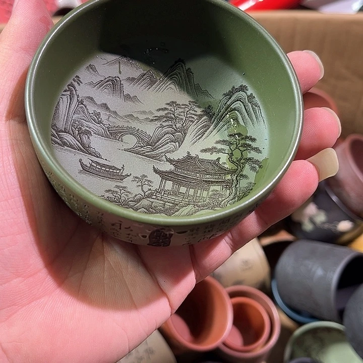 茶杯紫砂全手工紫砂主人杯