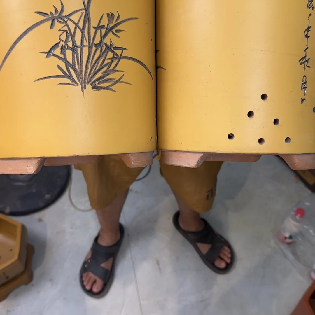 紫砂花盆口径17.22口径