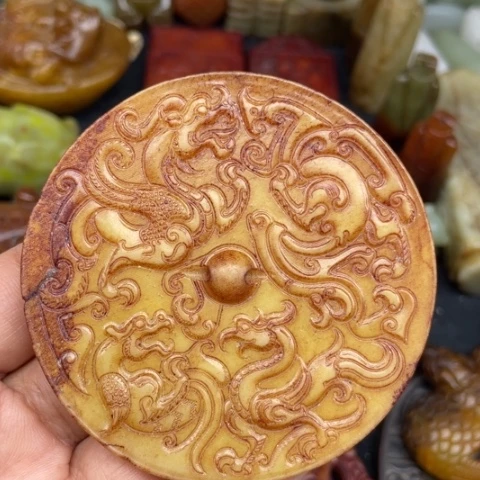 和田玉未镶嵌颈饰98