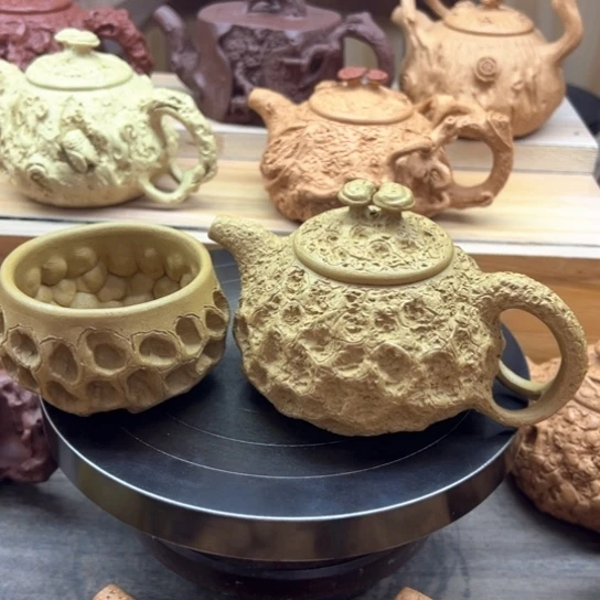 茶壶紫砂全手工制作