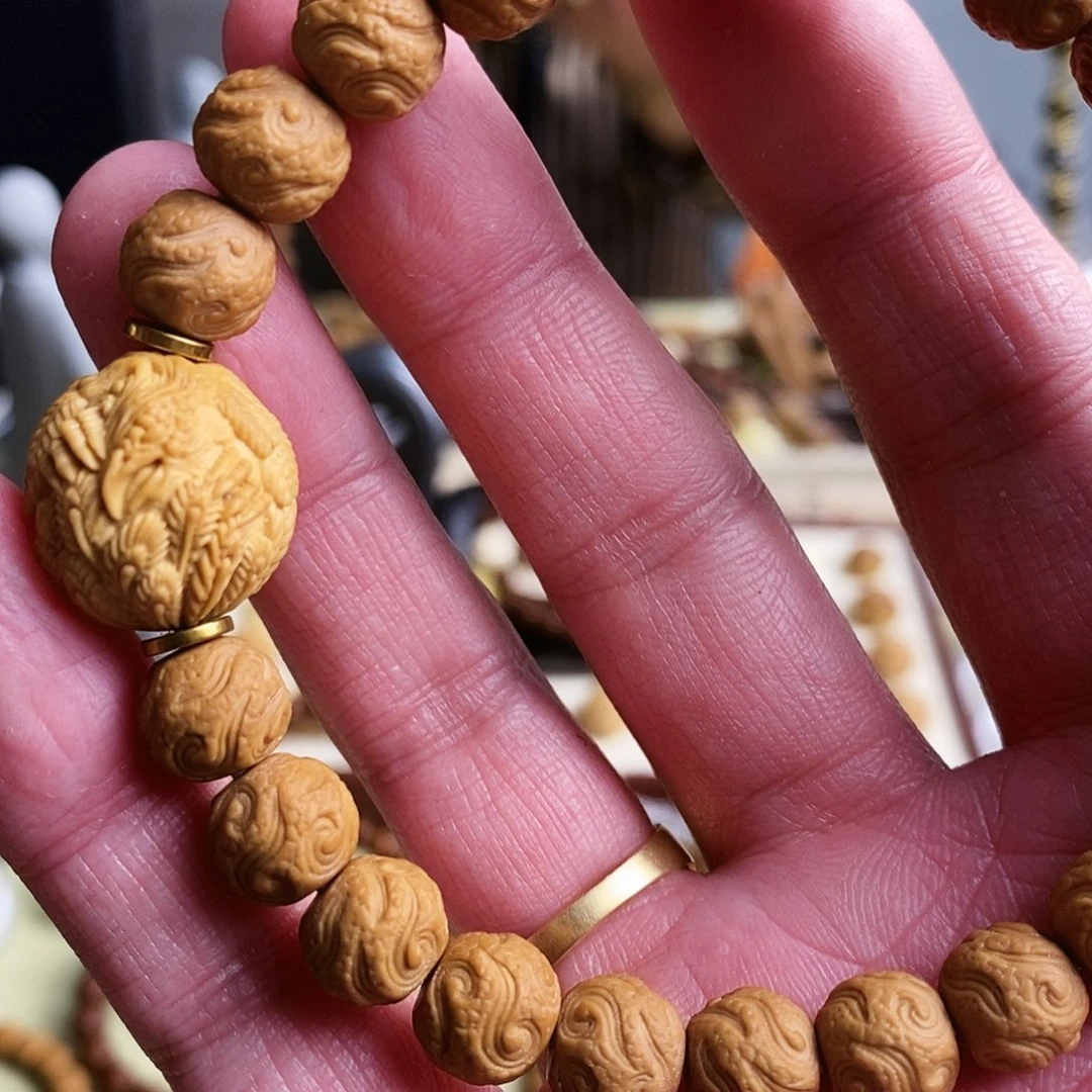 手串猴头核桃玄鸟 一级全品无暇