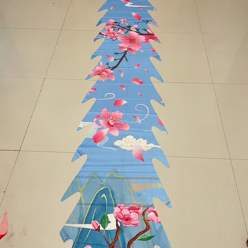 新款梅花绸缎加厚一体尾龙身和全套