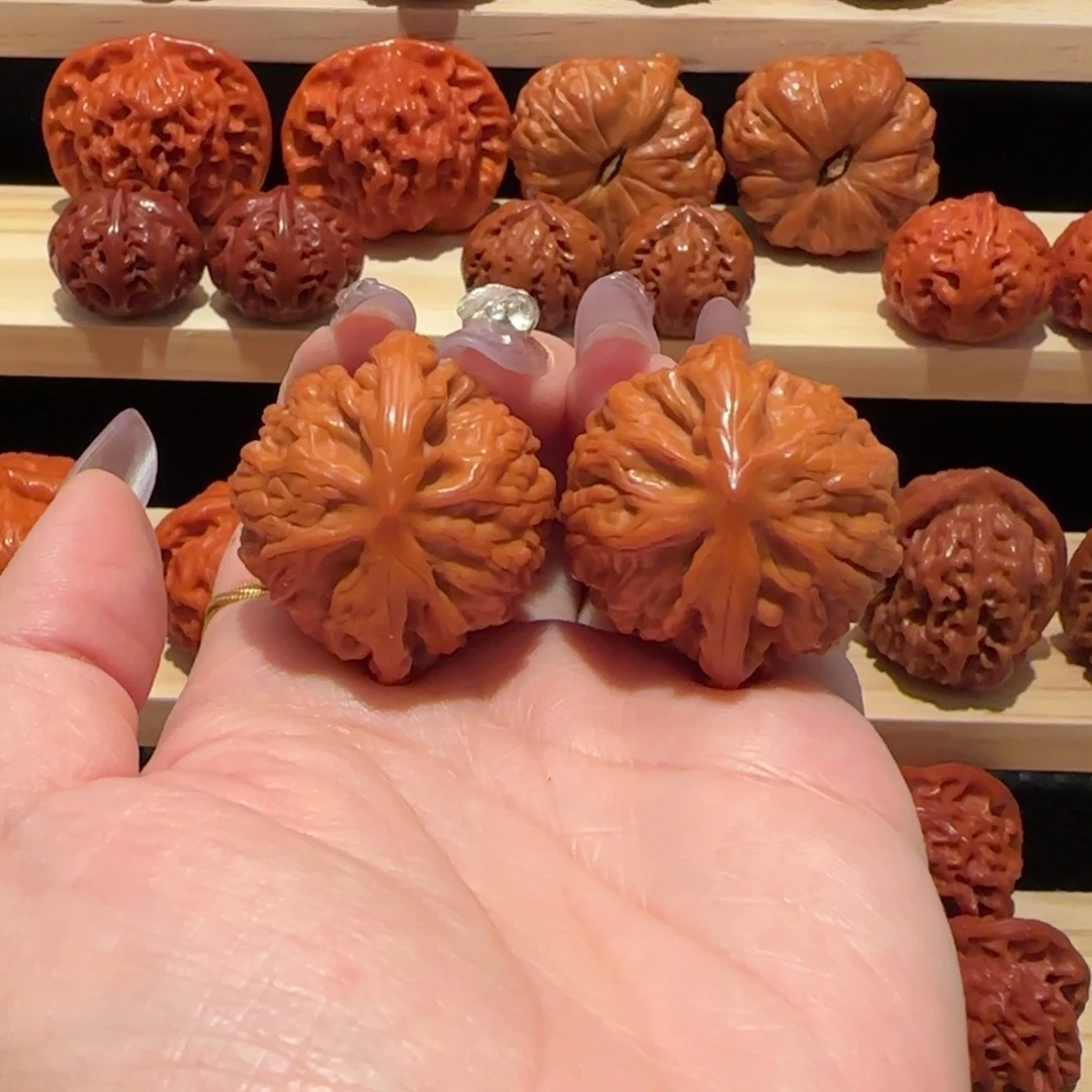 文玩核桃吊坠野生文山35精品2712