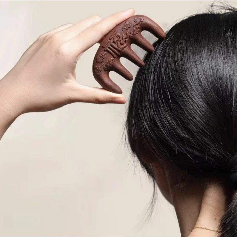 【香梳】草本养发梳手工制作药香梳男女用养发梳头