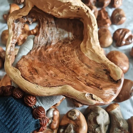 柏木崖柏木陈化纹理倒流香摆件