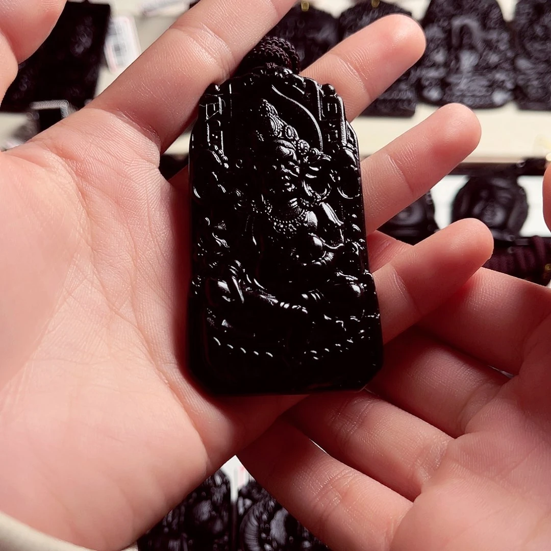 天然缅料A货黄财爷A081