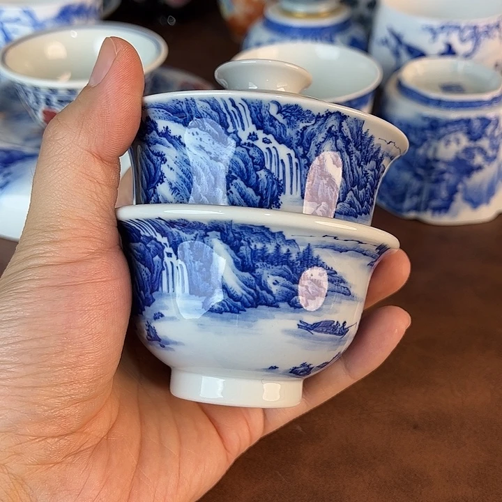 6***l瓷片景德镇全手工手绘陶瓷