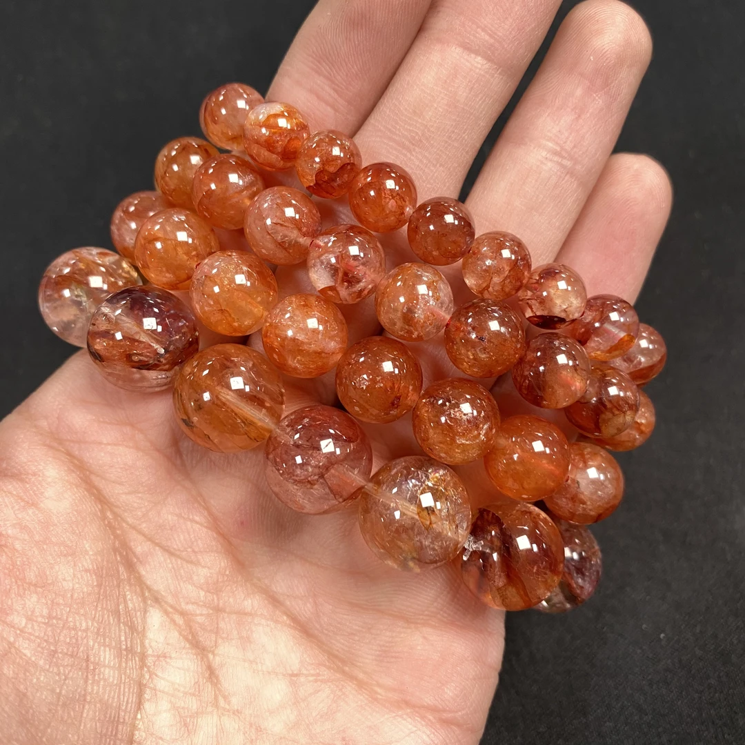 B11 芬达红胶花手链多样性发一