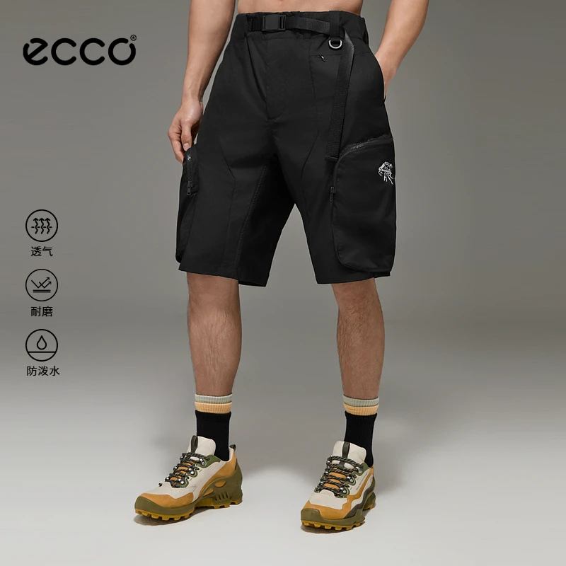 ECCO×白山联名【男式梭织短裤】 户外透气防泼水耐磨EW251P005M