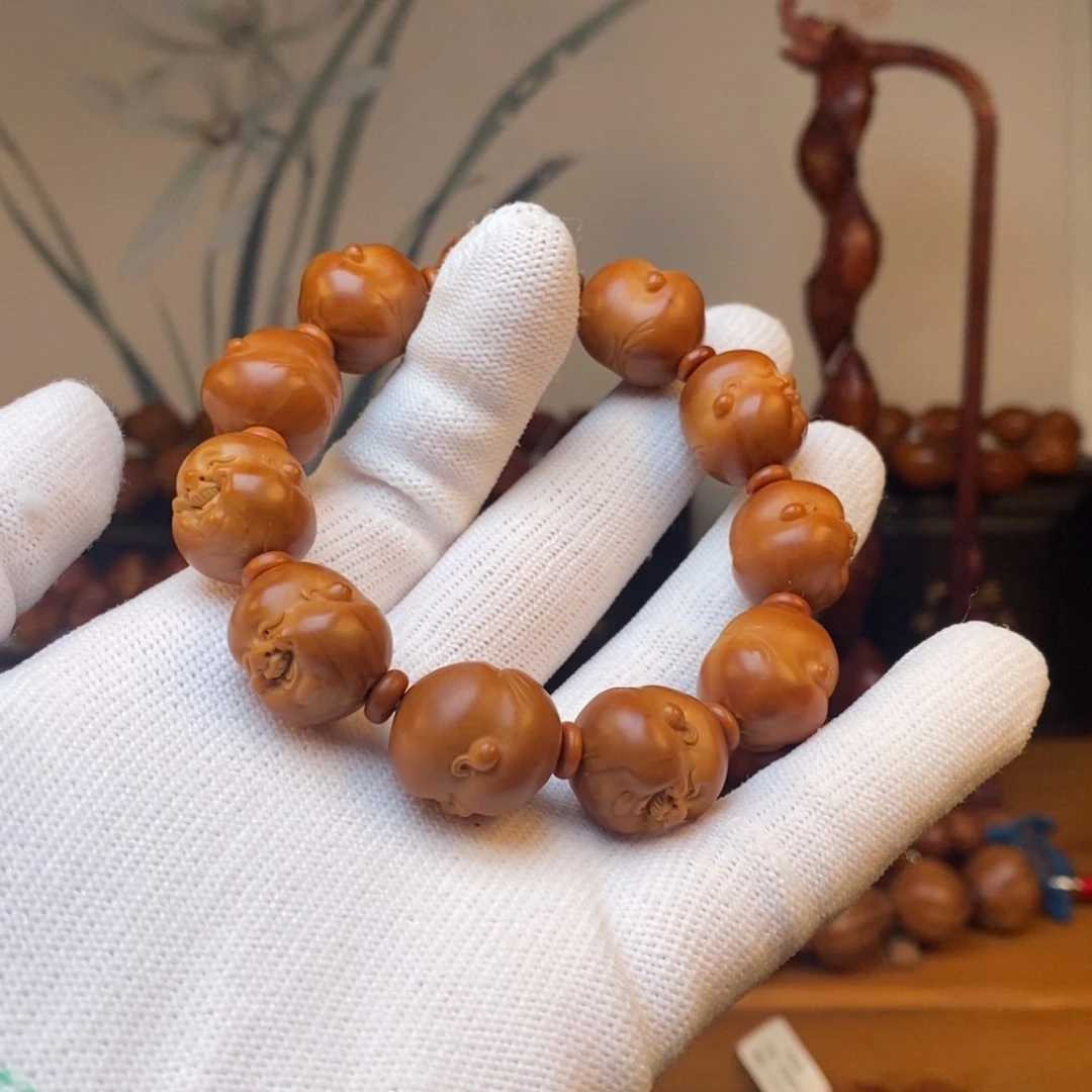 橄榄核手串一青老师开心1.7×1.7
