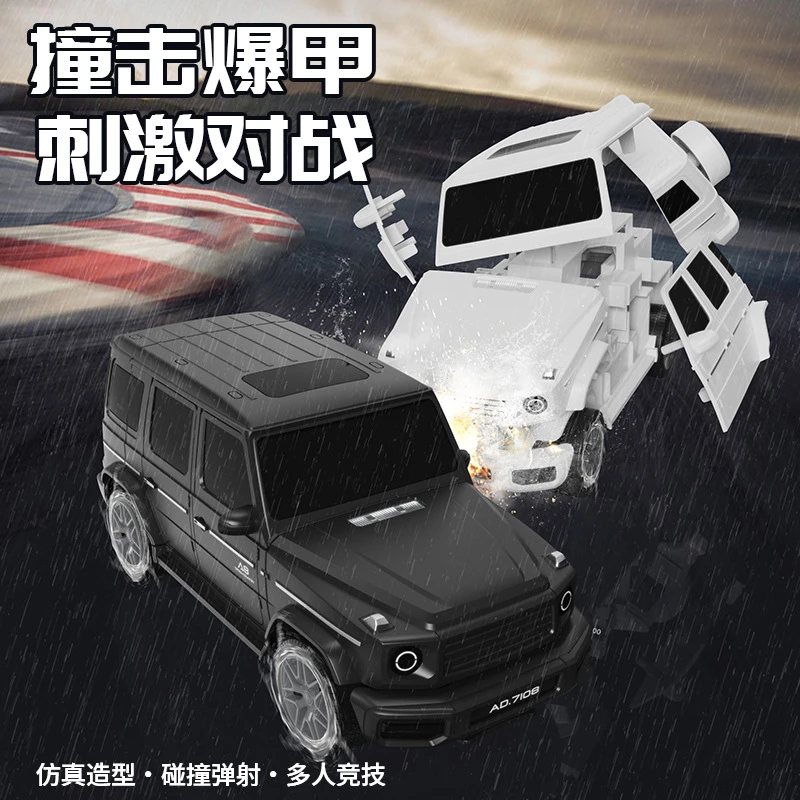 跨境新款真越野车遥控玩具车碰撞变形车男孩模型遥控玩具车