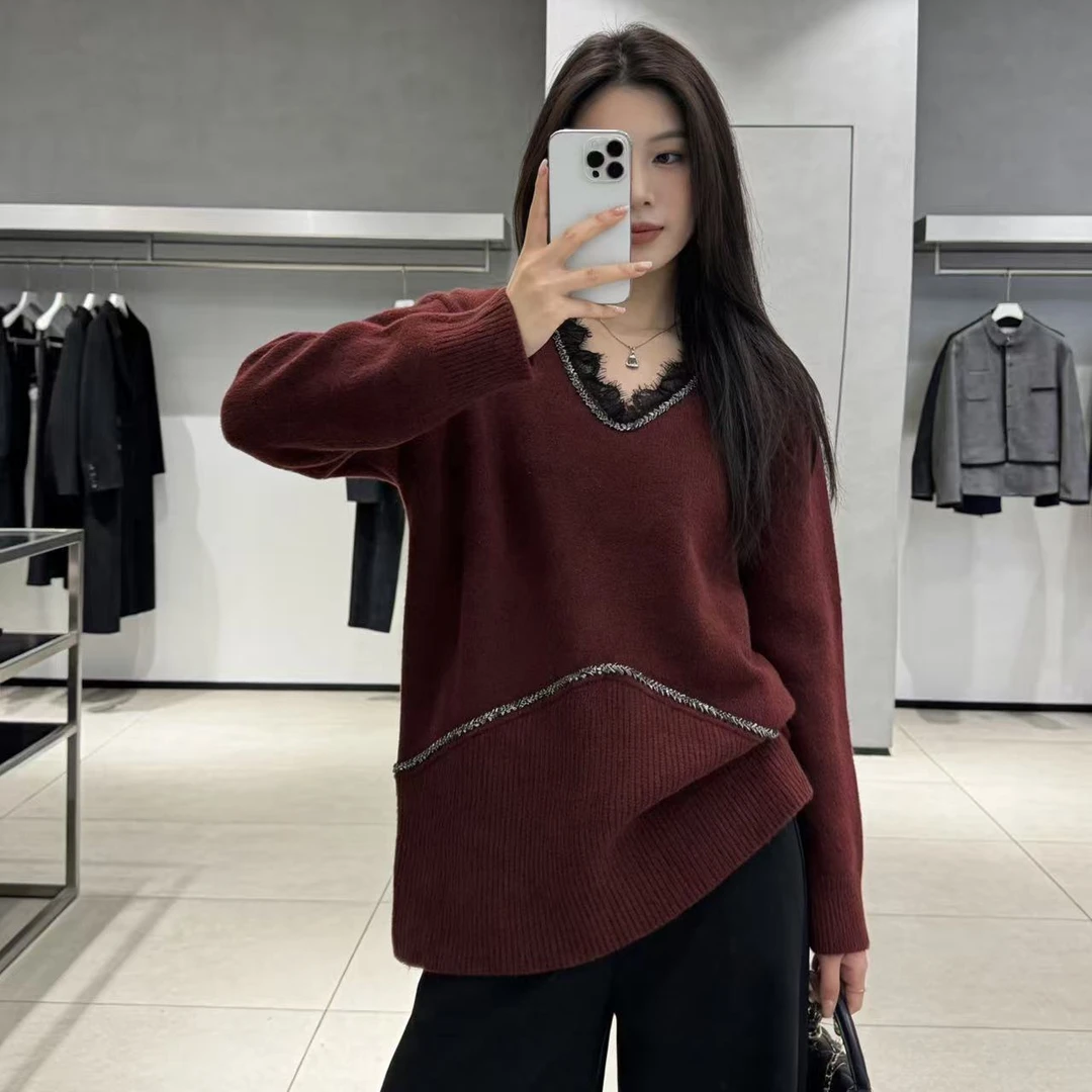 胸108-180长58（部分无三标介意慎拍）针织上衣LL 4884